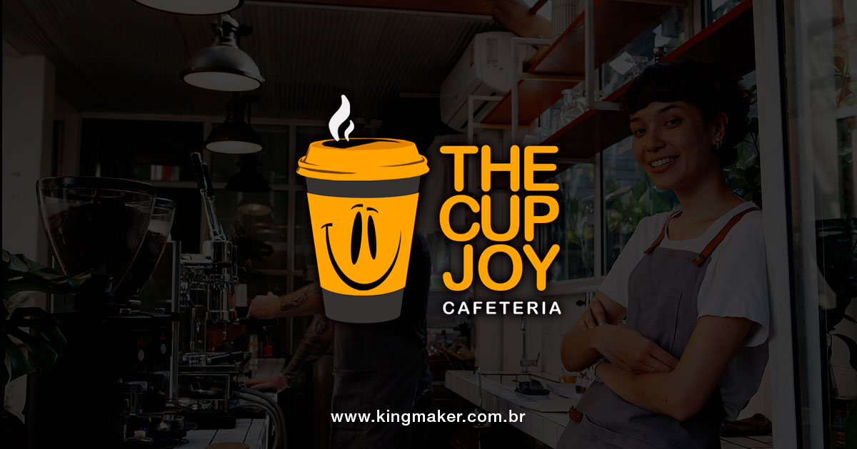 Criação de Logotipo de Cafeteria - Criação de marca de cafeteria | Kingmaker Design