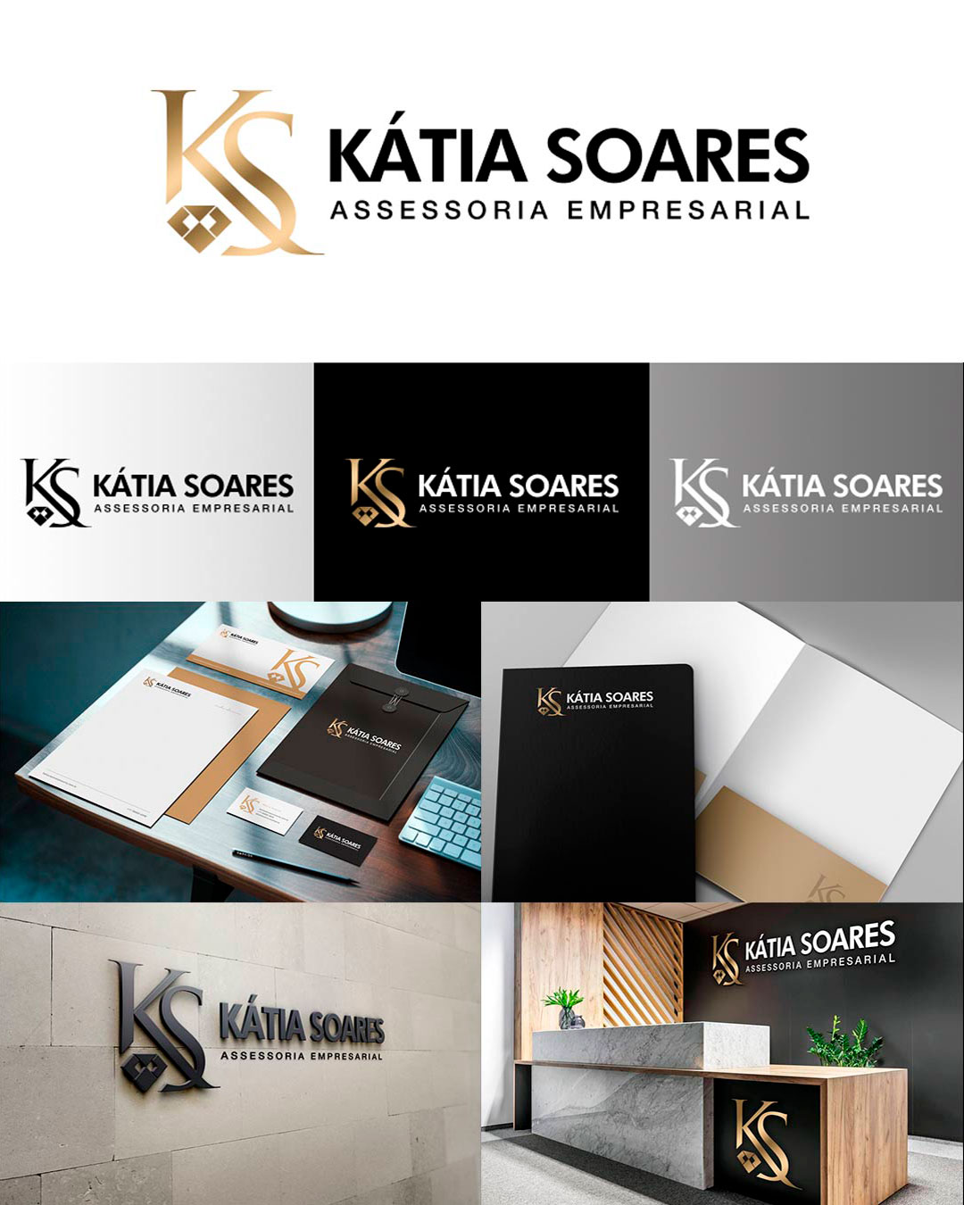 Criação de Marca de Assessoria Empresarial Katia Soares | Kingmaker
