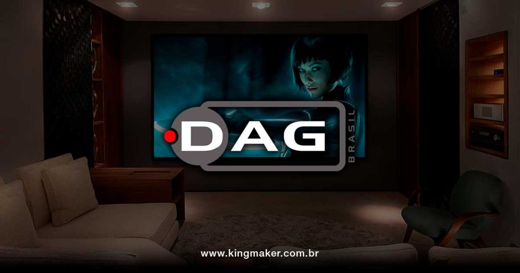 Criação de Marca para Empresa de Automação e Home Theater DAG Brasil - Criação de Logotipo e Identidade Visual Premium | Kingmaker Design & Branding
