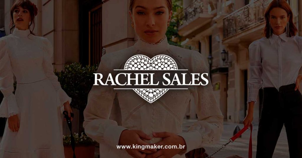 Criação de Marca para Loja de Moda Feminina Rachel Sales - Criação de Logotipo e Identidade Visual Premium | Kingmaker Design & Branding